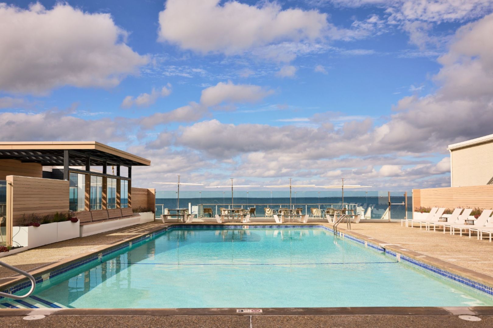 Pool attendant Sea Crest Beach Resort