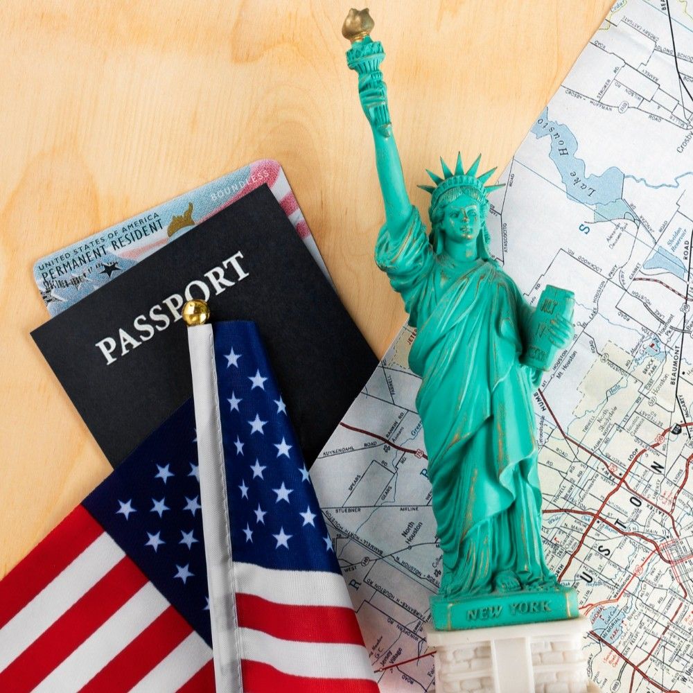 viza turist USA documente steag statuia libertatii